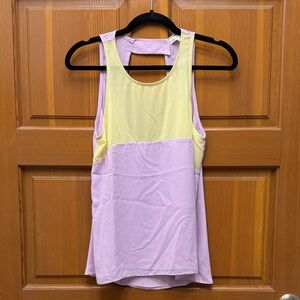 English Rose Yellow and Lavender Tank Top